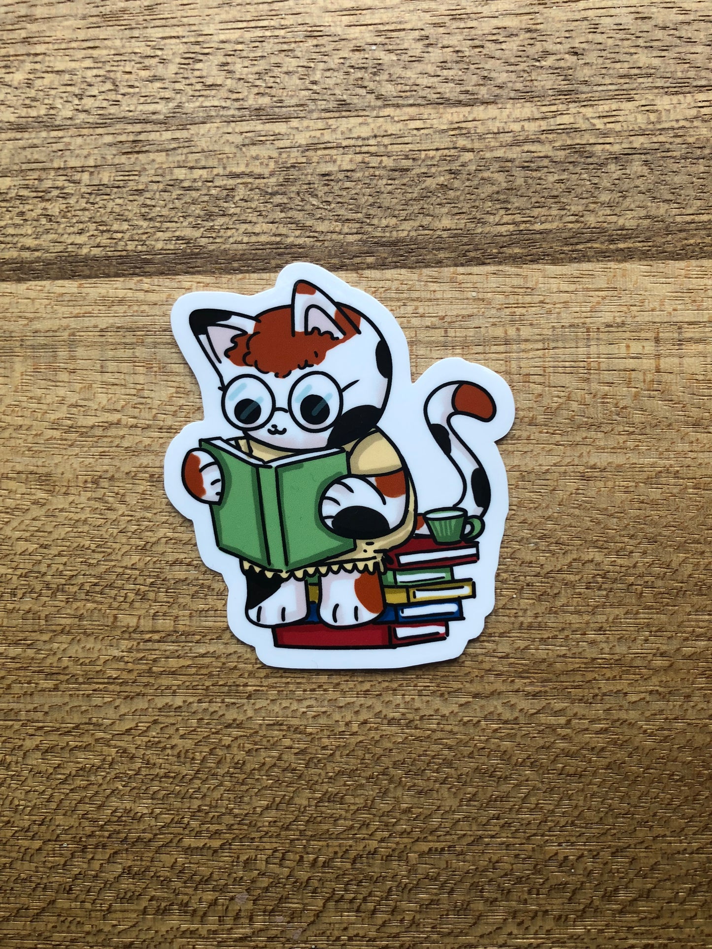 Librarian Cat Sticker