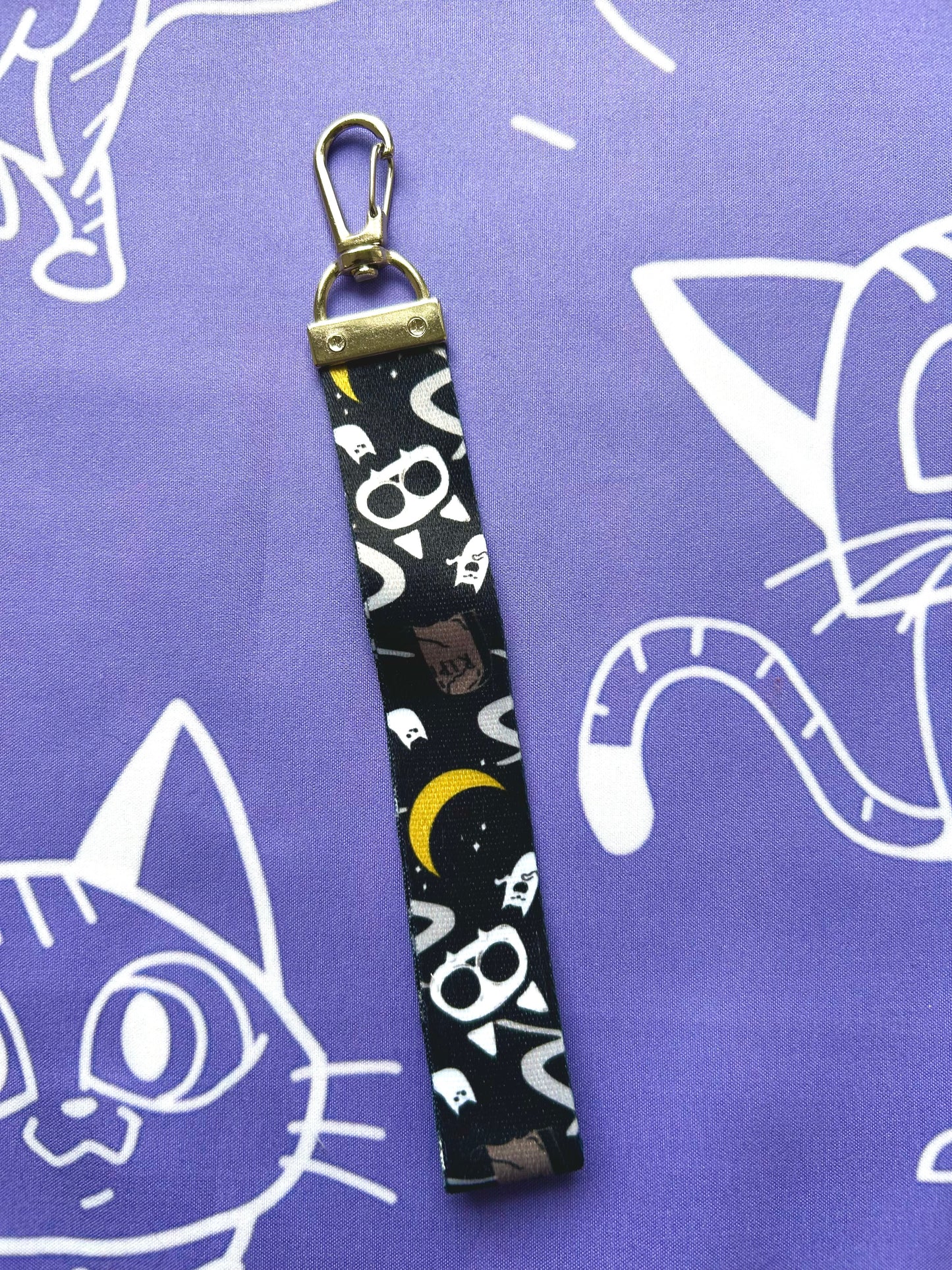 Grim Reaper Kitty Keyring