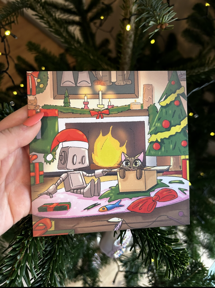 Enzo and Alex Christmas Card 5 pack