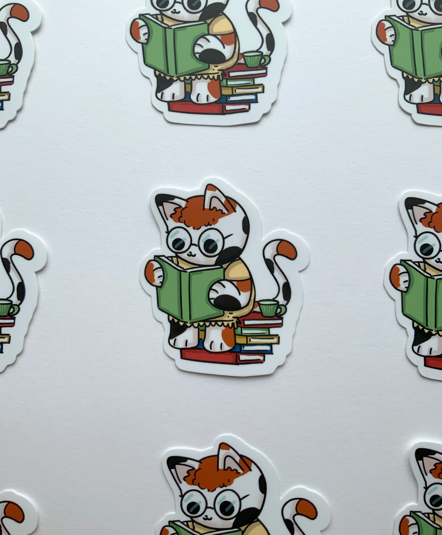 Librarian Cat Sticker